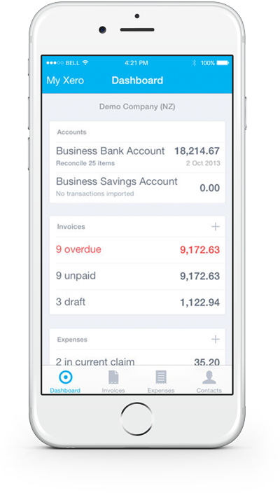 Xero Mobile App and Cloud Accountants